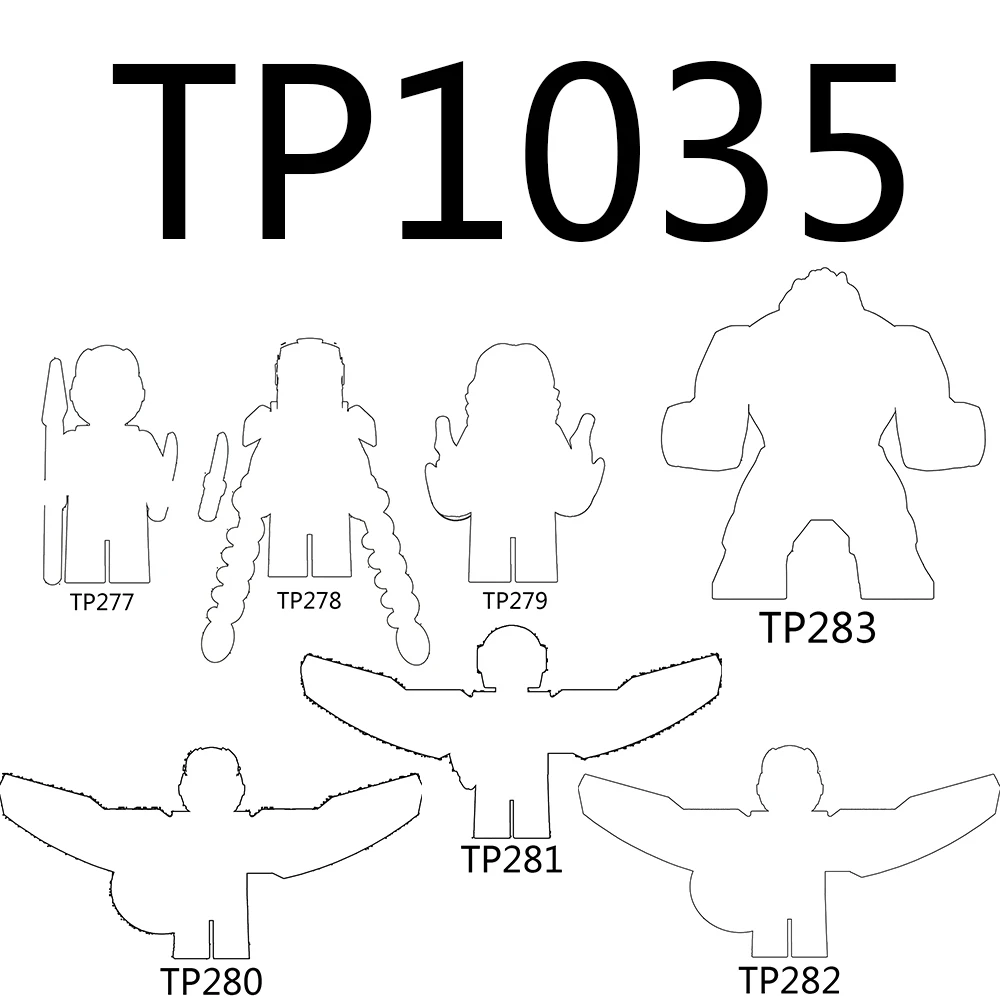 

TP1038 Фигурки Строительные блоки Игрушки TP277 TP278 TP279 TP280 TP281 TP282 TP283