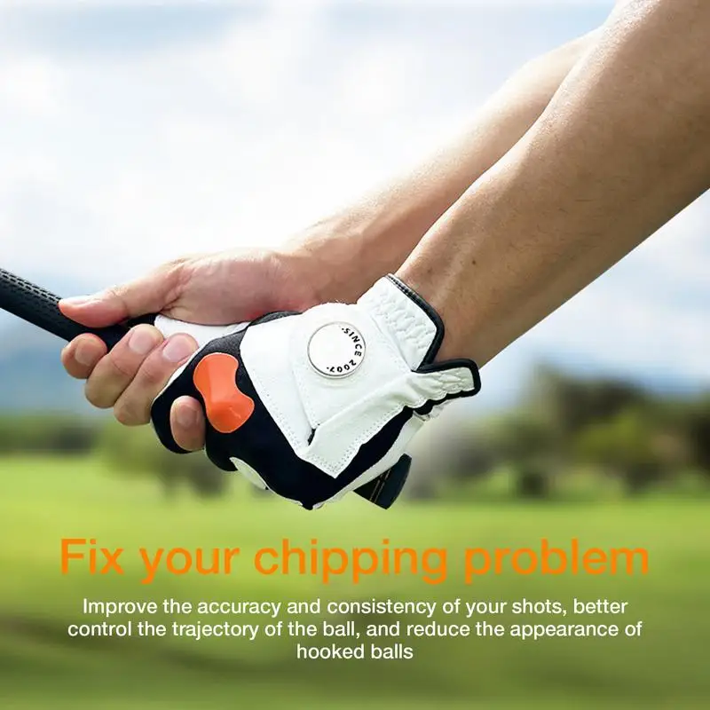 Mens Golf Gloves Left Hand Grip Training Golf Glove Golf Chipping Correction Gloves Grip Trainer Gloves For Golf Golf Training