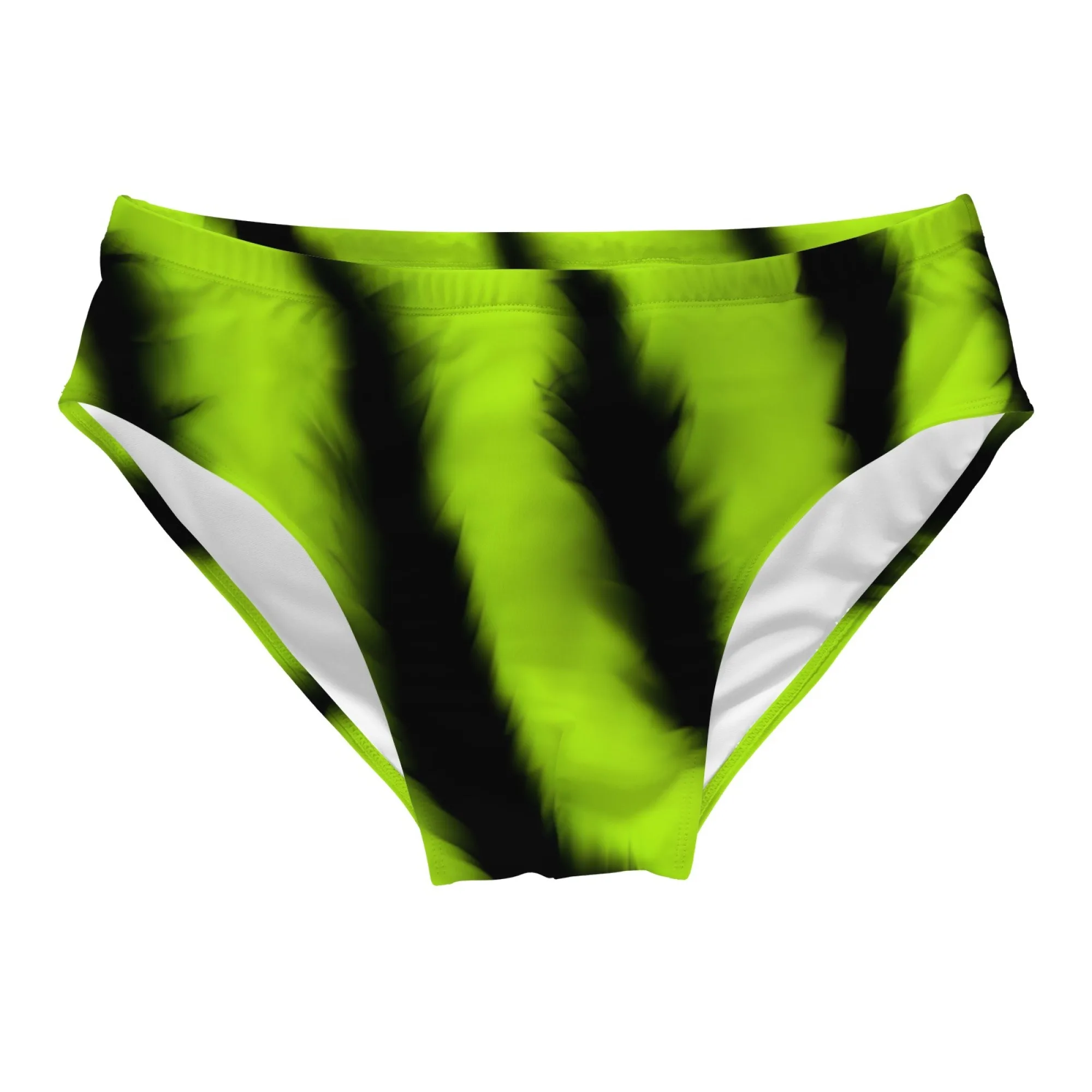 Tiger Striped Swim Trunks Slim Fit Durable Drawstring Triangle Swim Trunks Water Parks Islands Sunbathing Men's Vacation Gift