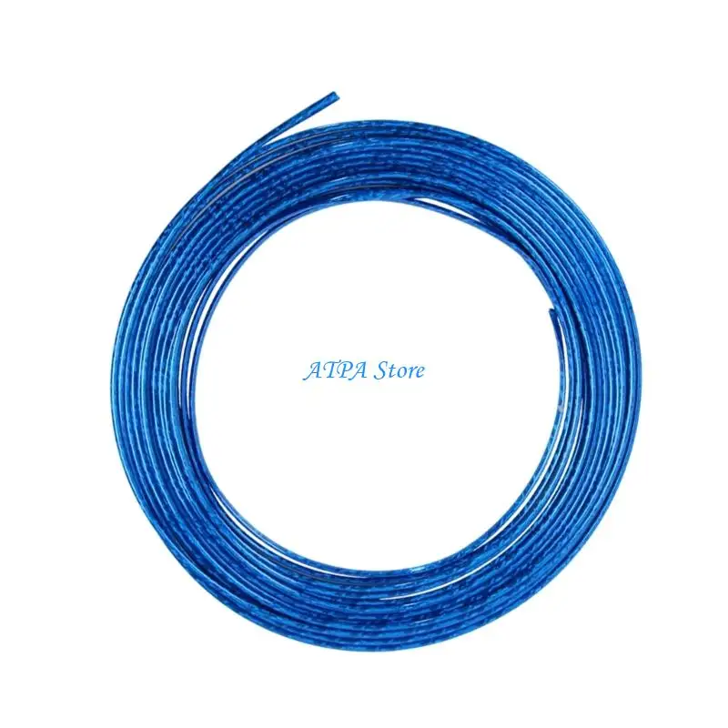 U13C 12Meter Moulding PVC Trim Strips DIY U Shaped Decorative Molding Guard For Auto Hood Door