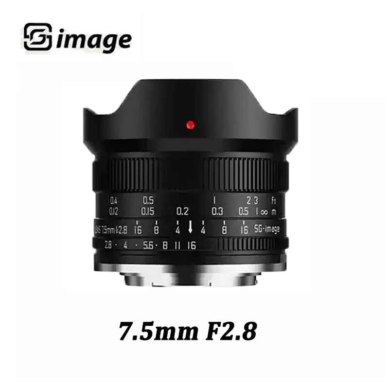 

SGimage 7.5mm F2.8 Wide-Angle Fisheye Lens for Portrait Photography for Nikon Z Canon EOS-R M4/3 Fuji XF Panasonic Sony E Mount