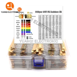 3120pcs 1/4W Carbon Film Resistor Kit 5% Resistance Assortment Set 156valuesX20pcs 1R - 10M ohm 0.25W Sample Pack