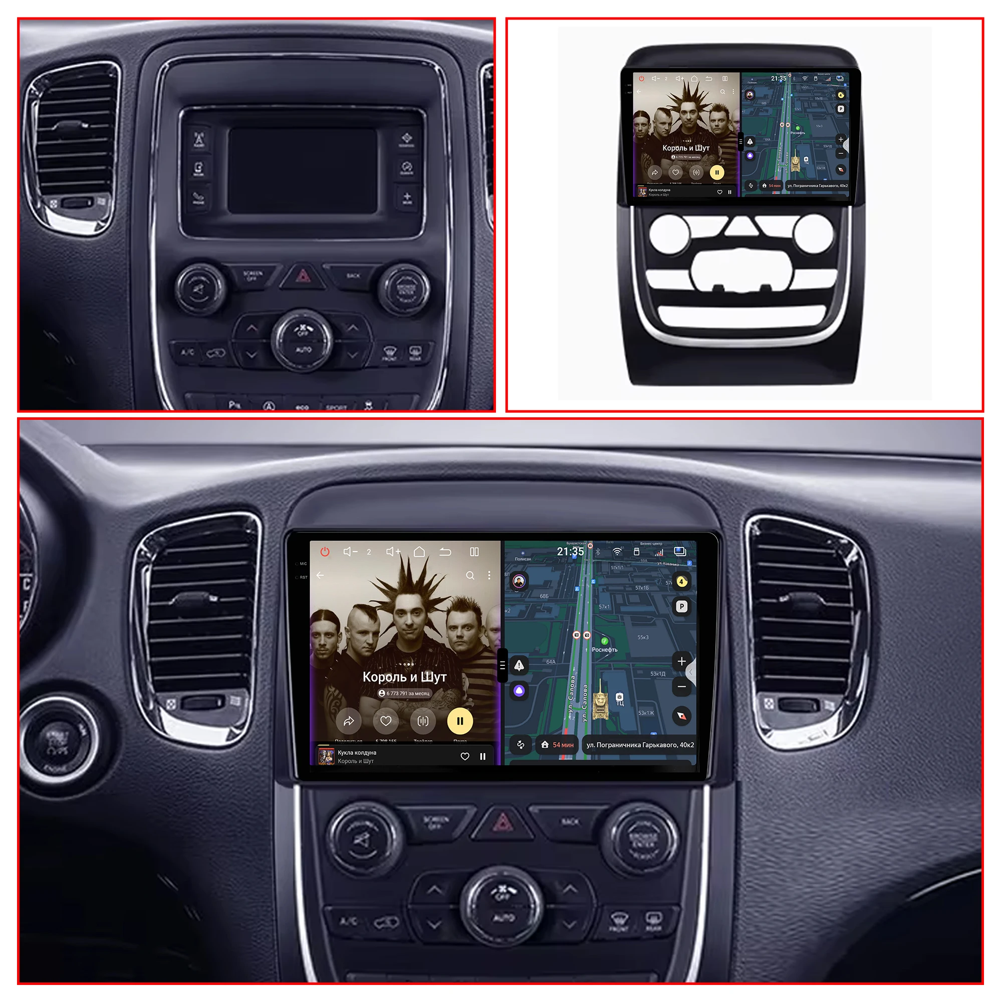 Redpower Android 850 Pro Max Multimedia Player with Crystal Sound, CarPlay Bluetooth Car Radio for Dodge Durango 3 WD 2013-2020