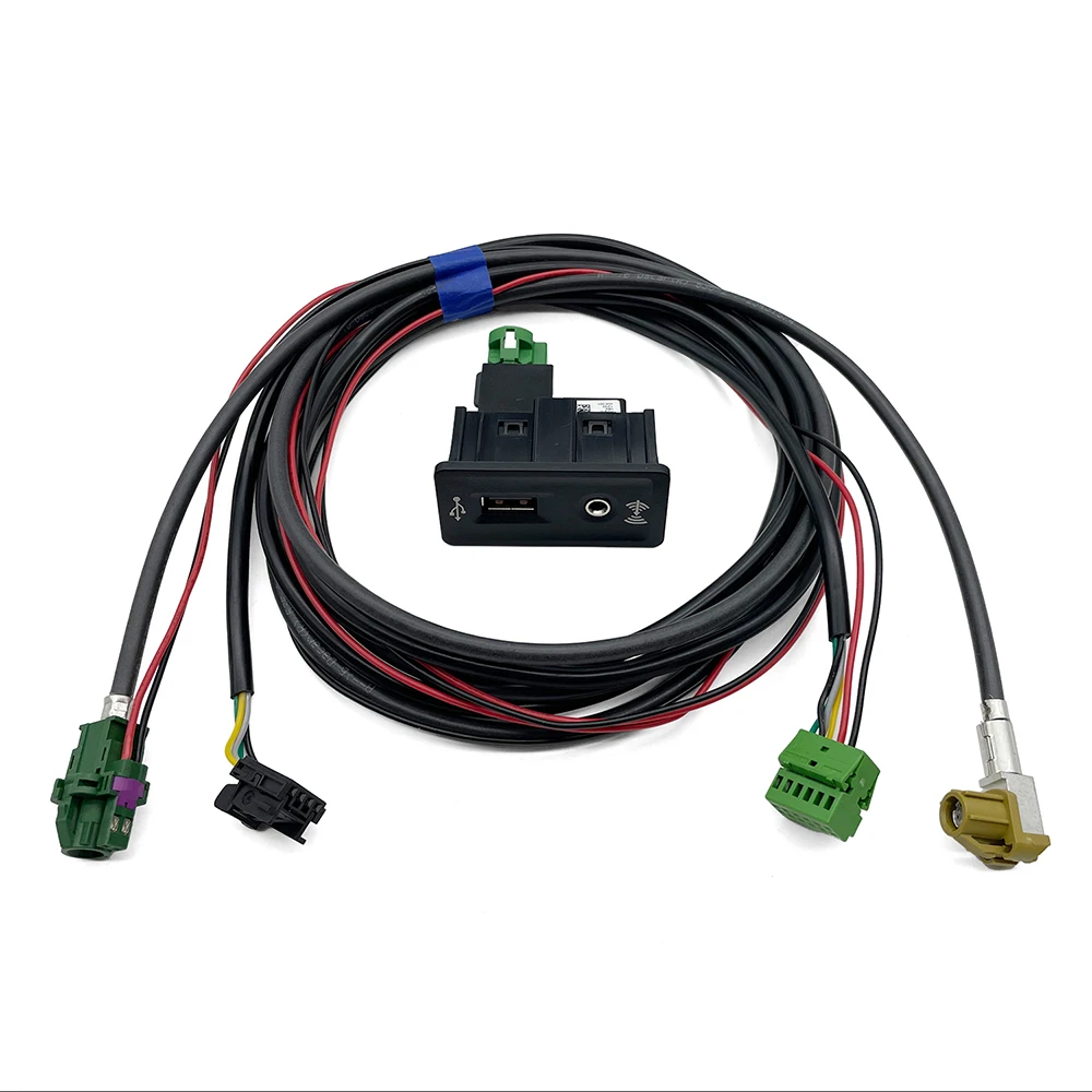 CarPlay Media USB AUX Schakelaar MIB2 MDI USB AMI Adapter Stopcontact 5Q0035726E 5Q0 035 726 E Voor VW Golf 7 MK7 VII Voor Passat B8
