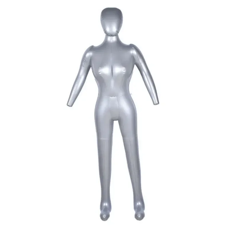 165cm Inflatable Mannequin Model Female Full Body Dummy Torso Tailor Clothes Model Display Portable Tops Retail Display Supplies