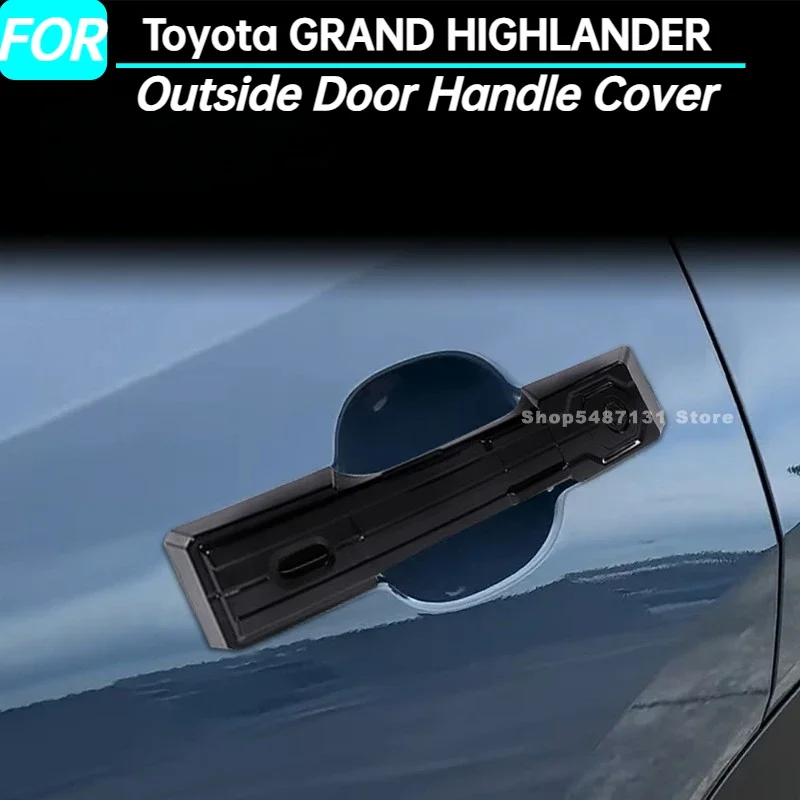 

Car Outside Door Handle Cover Trim Handle Protector Sticker for Toyota GRAND HIGHLANDER Exterior Accessories 2024