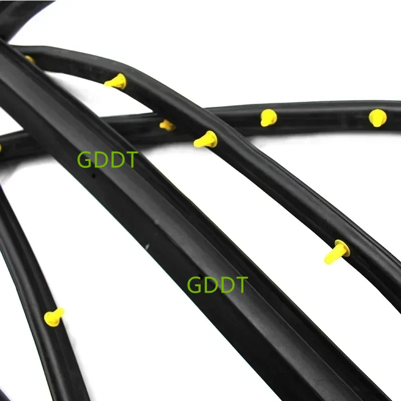 1 Pcs Door Protector Rubber Seal with Clips Shell for Nissan D22 Pickup Rubber Seal Buffering Weatherstrip Sealing L or R