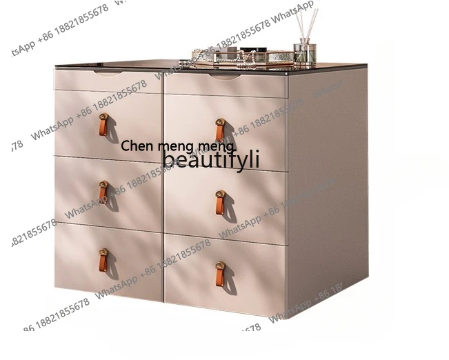 Modern High-Grade Mid-Island Table Household Light Luxury Double-Sided Locker Cloakroom Display Storage