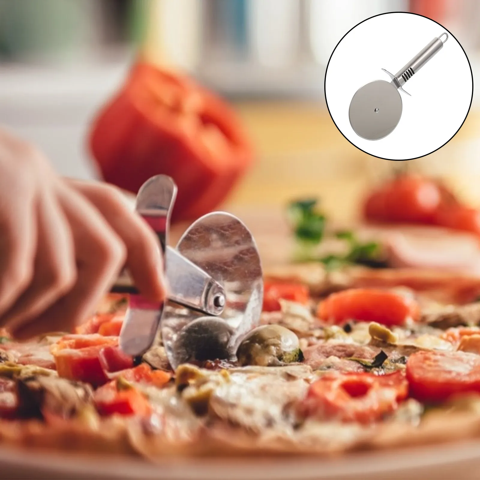 

4Pcs Stainless Steel Cake Transfer Spade Pizza Peel Baking Shovel Set Ergonomic Non-Stick Kitchen Accessory for Artisan Bakers