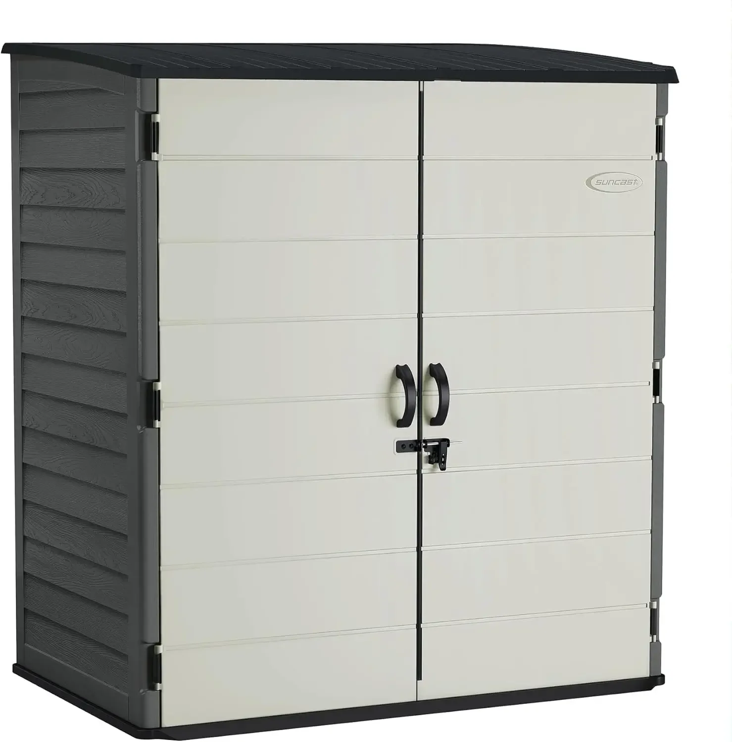 

Extra-Large Vertical Storage Shed for Yard Storage, All-Weather Outdoor Storage Shed with 2 Lockable Doors, 70.5" W x 44.25" D
