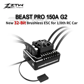 ZTW 32-Bit Beast PRO G2 ESC Turbo 2-6S 6V/7.4V BEC 6A Brushless Sensored Motor 4269 for 1/8th RC Car Truck Buggy Beast