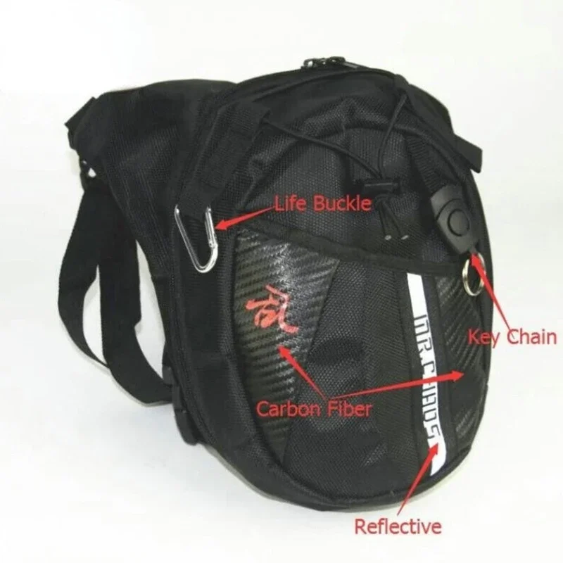 2023 Motorcycle Bag Men Waist Pack Waterproof Thigh Bags Fanny Thigh Canvas Belt Outdoor Bike Man Adjustable Leg Bag Moto Bag