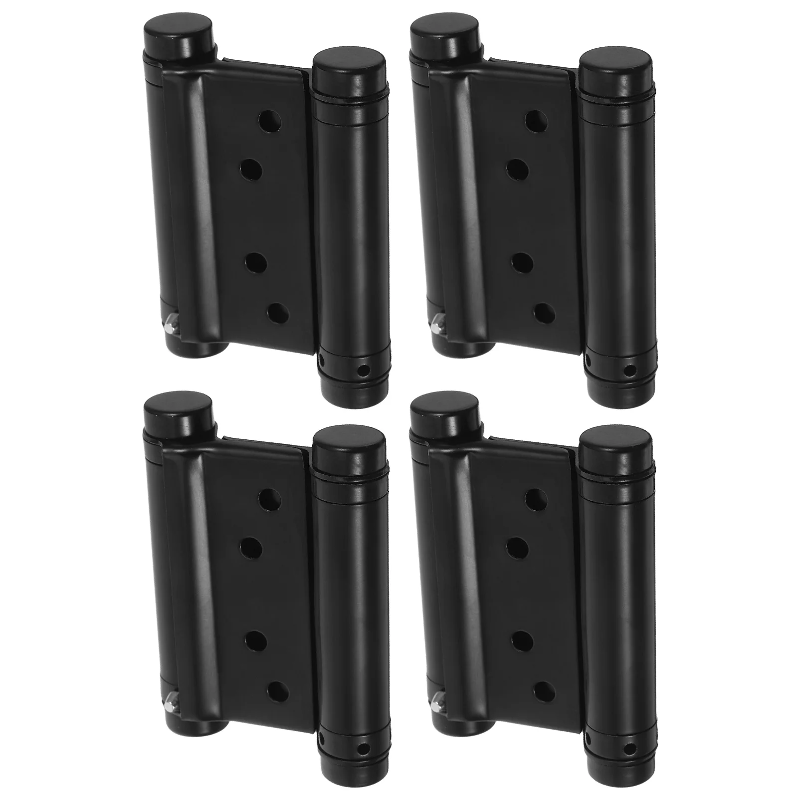 4 قطعة مفصلات مزدوجة ذاتية الإغلاق من الفولاذ المقاوم للصدأ شديدة التحمل لمقهى صالون بوابة جراج أجهزة الباب مفصل زنبركي مزدوج #1