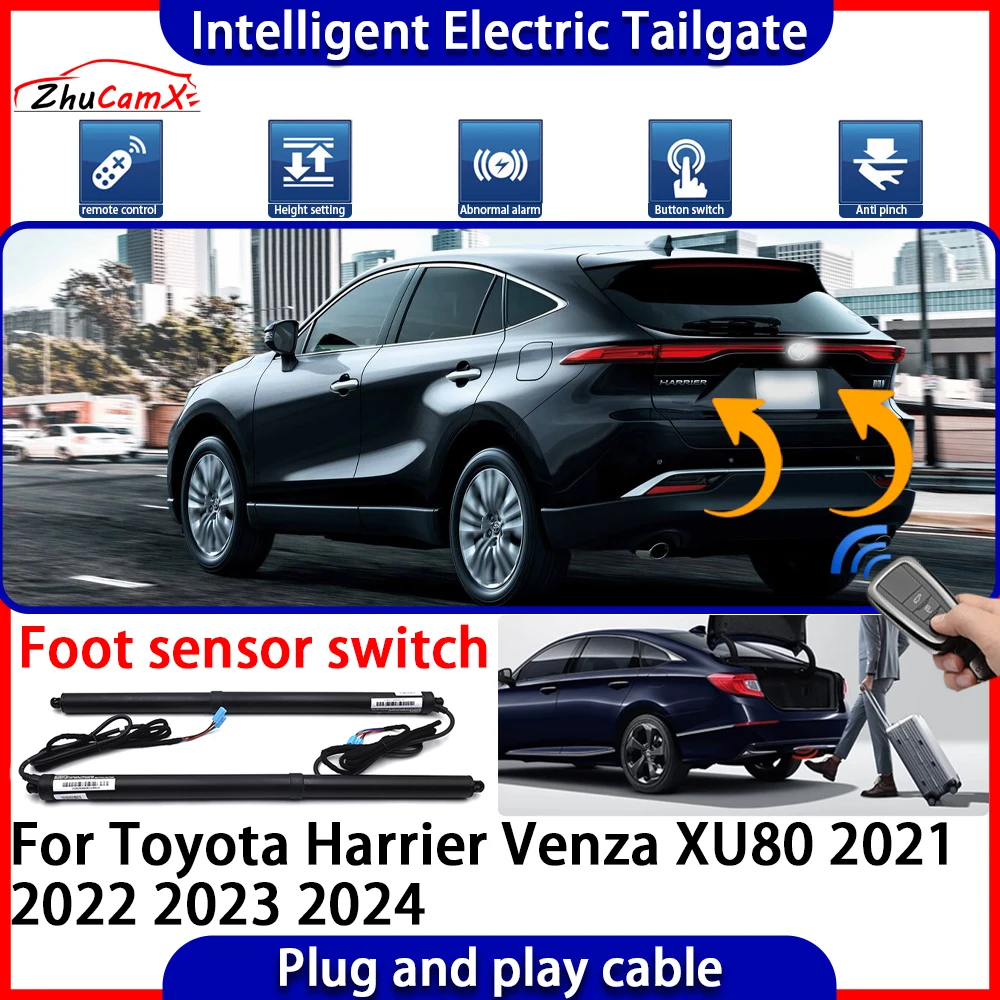 Automatic Lifting Opening Trunk Intelligent Electric Tail Gate Lift Tailgate for Toyota Harrier Venza XU80 2021 2022 2023 2024