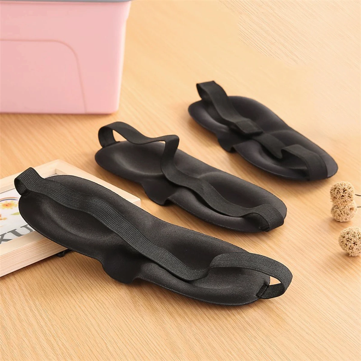 1pc-Eyepatch Block Out Light Soft Paded Sleep Rest Relax Aid Cover Patch Blind Fold Face Shade Eyeshade Eyes Patchs