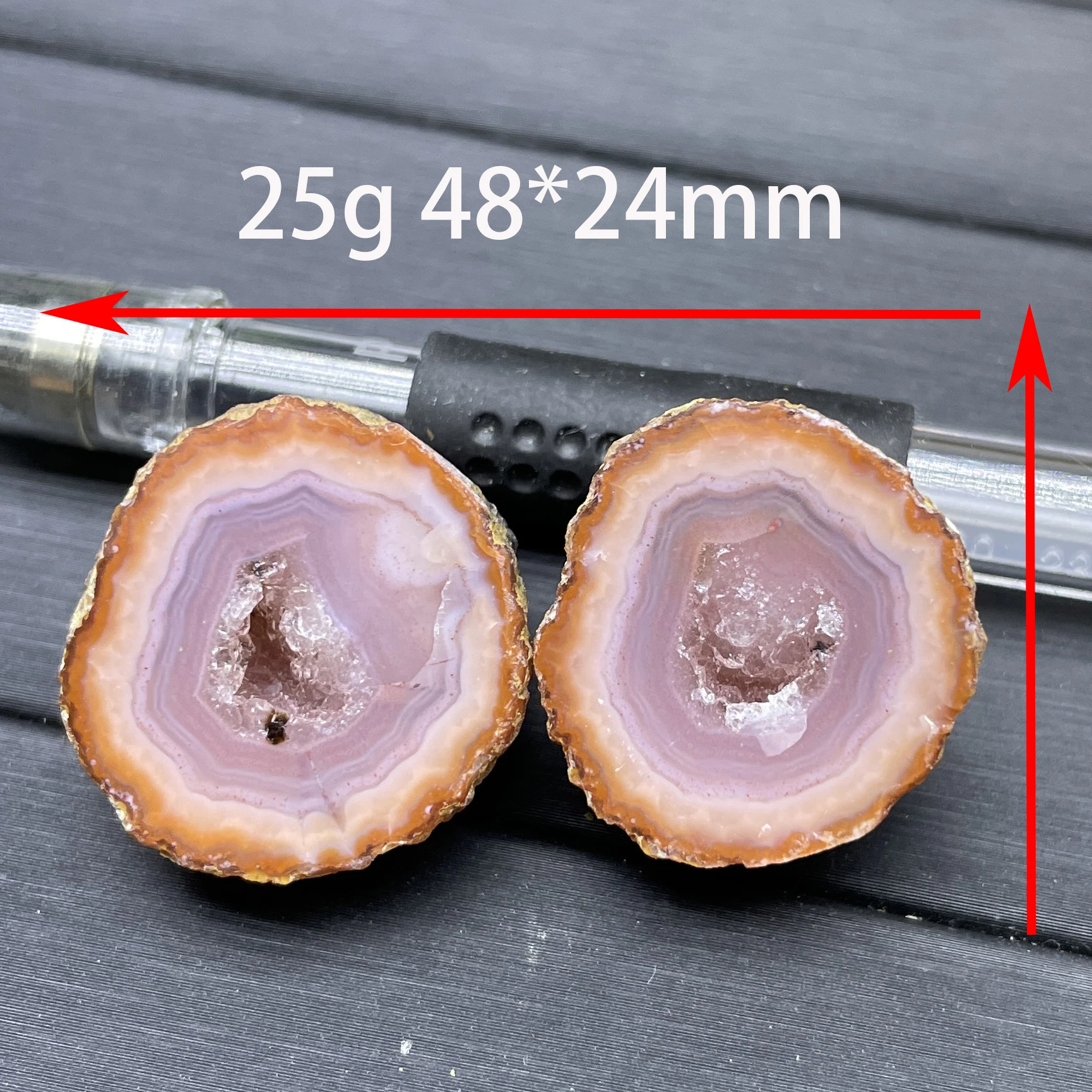 Natural Colorful Zhanguo Red Agate Geode Polished Onyx Quartz Crystal Reiki Healing Stone Gift Room Decor