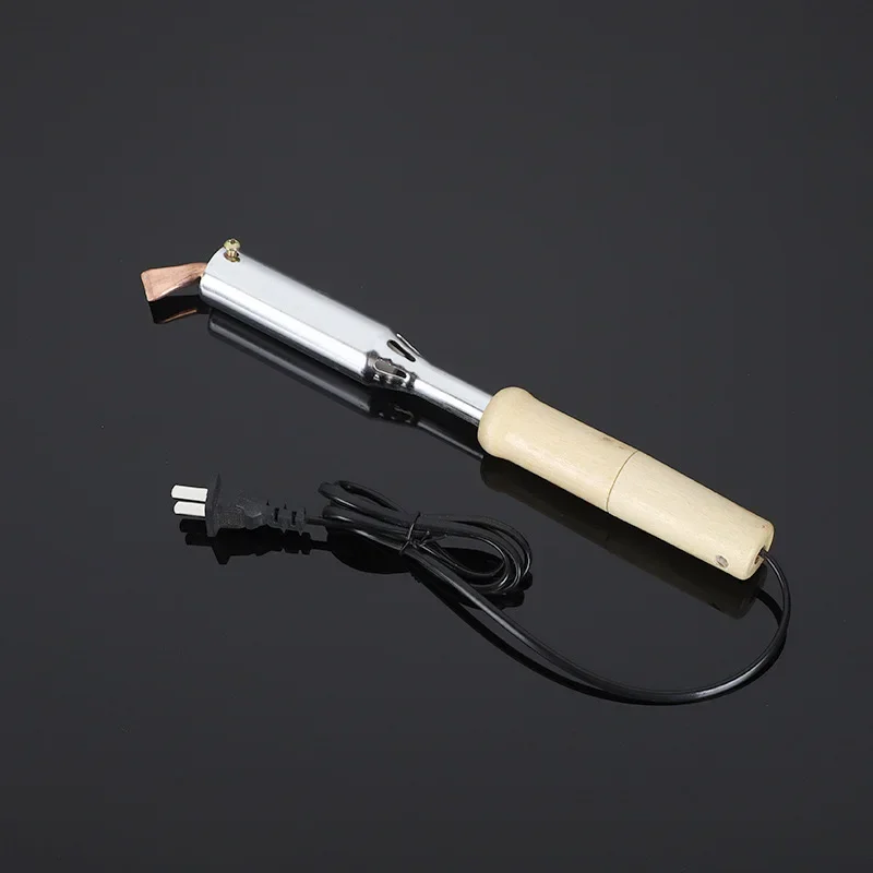 Electric Soldering Iron Heavy Duty External heat 50W 75W 100W 150W 200W 300W High Power Soldering Iron Chisel Tip Wood Handle