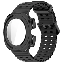 Case+Breathable Strap For Samsung Galaxy Watch Ultra 2025 Silicone Bracelet Wristband For Samsung Galaxy Ultra 47mm Accessories