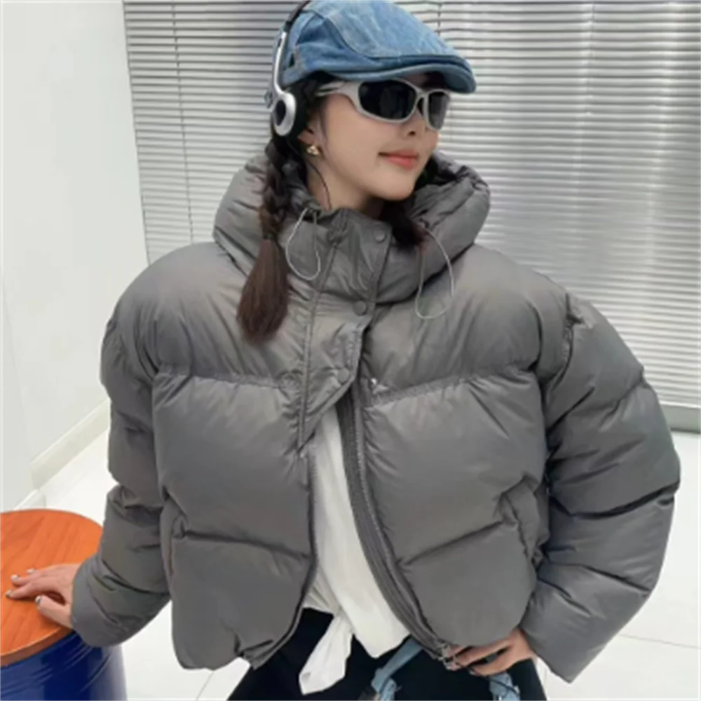 

winter down jacket ladies new winter hooded thickened short coat women
