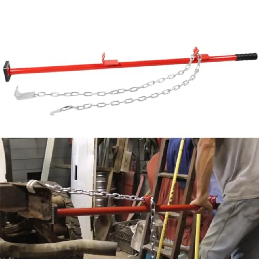 

77175 Auto Body Alignment Bar Pulling Stick Tool 52in for Car Repair Bumper Hood Panel Deck and Bracket Dent Puller Stick Align