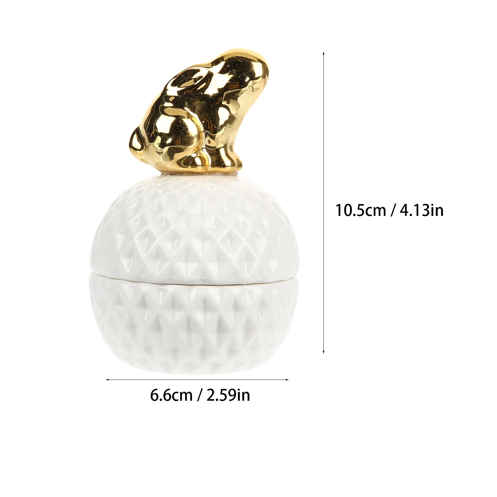 Ceramic Jewelry Storage Case Small Animal Pattern Creative Jewelry Organizer Box Decorative Sundries Holder for Rings Necklaces