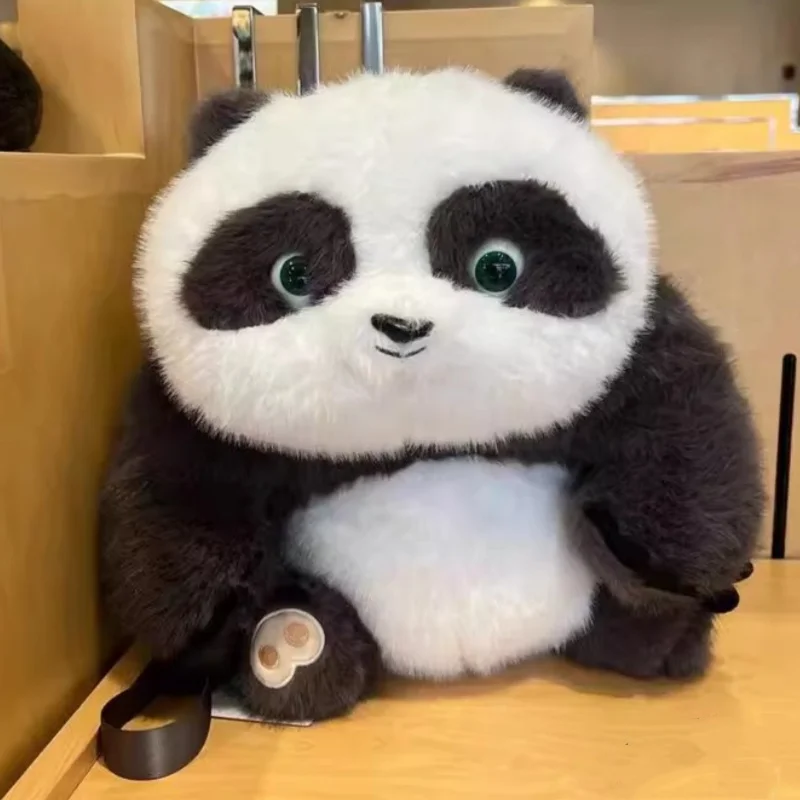 Beijing Film Park Kung Fu Po  Fur Teddy Shoulder Bag Backpack Puppet Toy Souvenir Gift