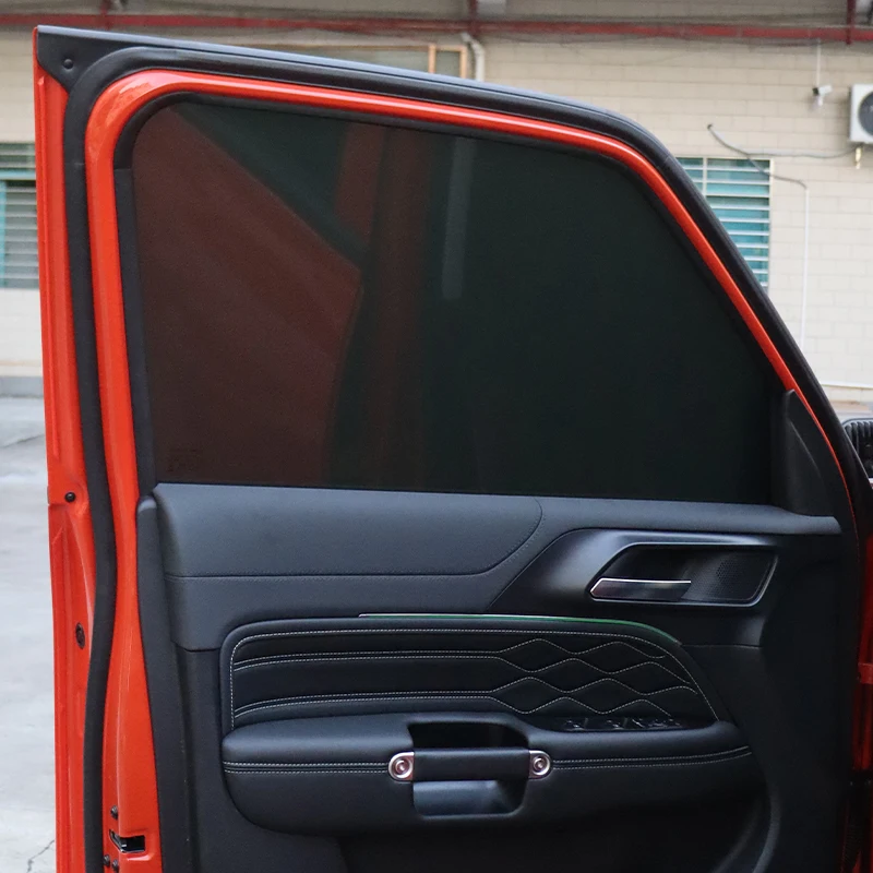2PCS Black PDLC Electric Smart Tint Film Switchable Dimming Privacy Protective Film for Van SUV Car Side Windows view 5