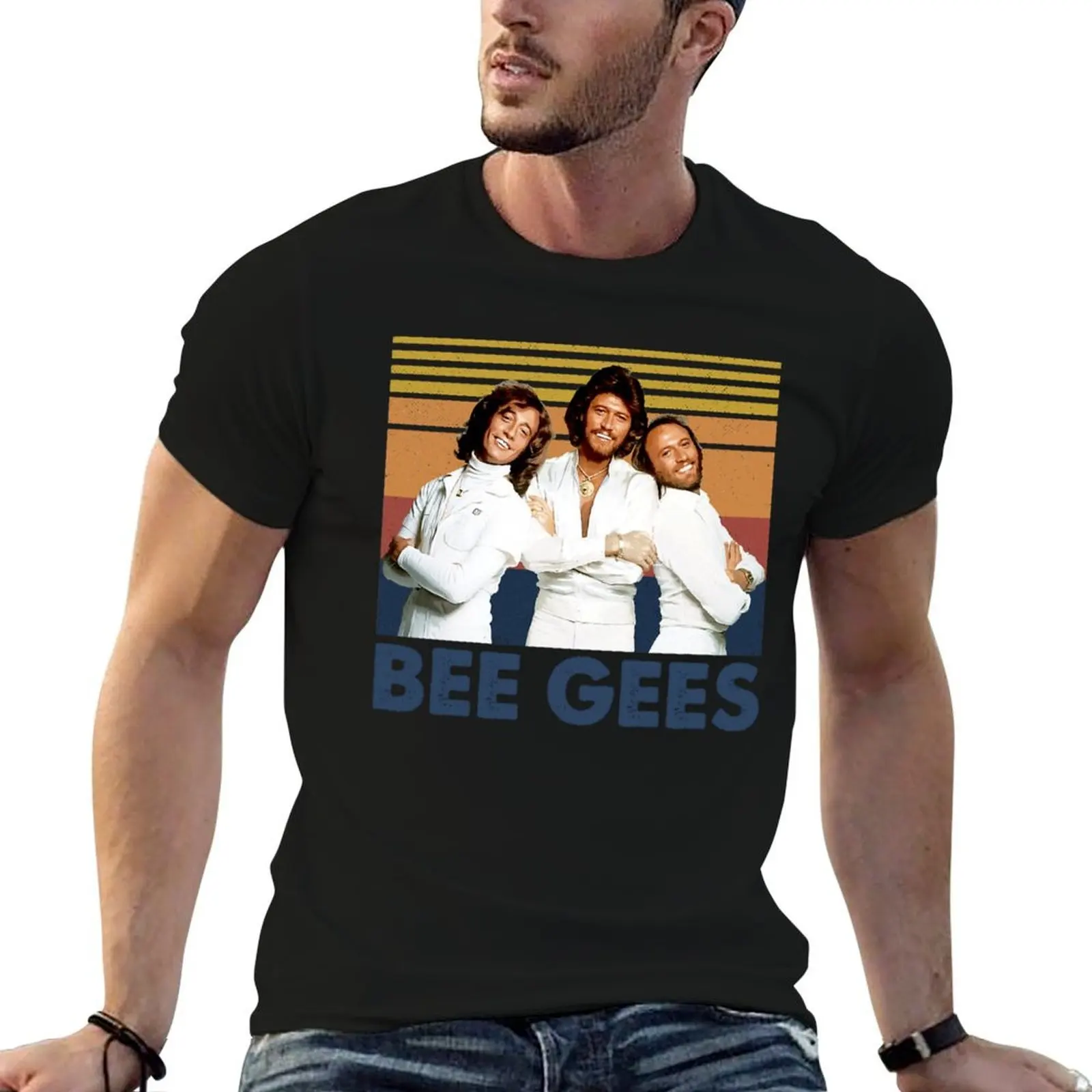

Copy of Retro Yes I'm Old But I Saw Bee Gees On Stage Essential T-Shirt t shirt custom print T-Shirt