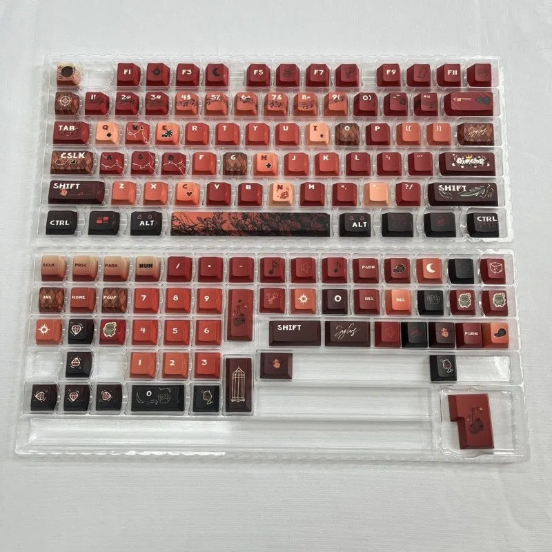 PBT keycaps with personalized compatibility, cross axis mechanical keyboard boxed and shipped