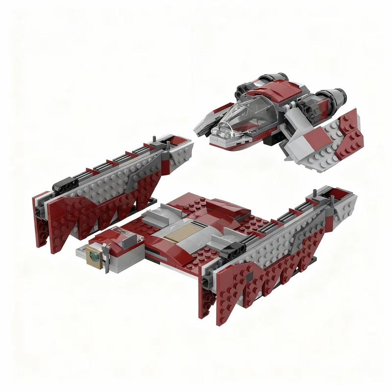 381PCS MOC Space Battle Warrior Tano S Storm Brigade Razor Cycle V2 La Dropship Dock Model Building Blocks DIY Bricks Gift Home