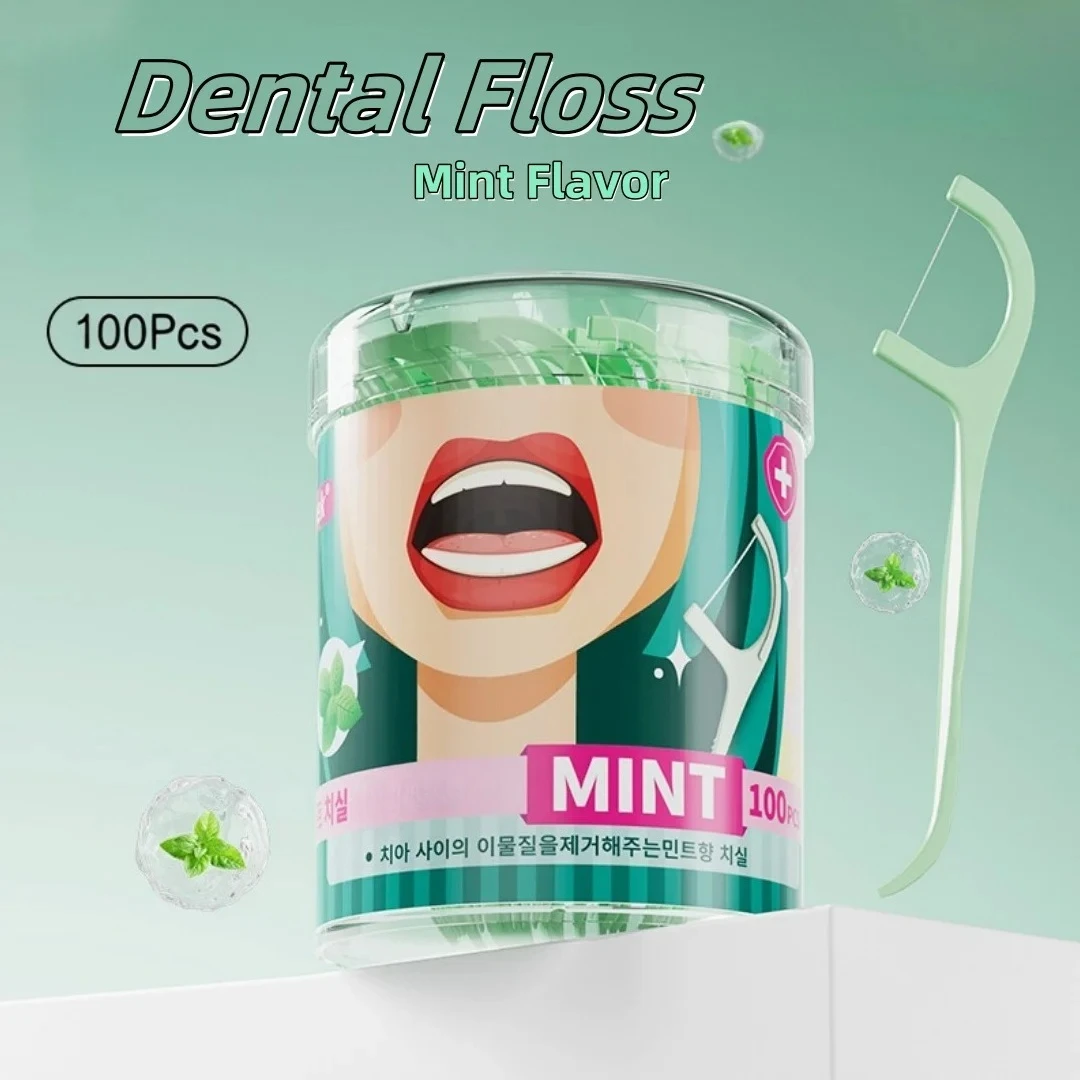 

Одноразовая зубная нить, мягкая полимерная нить, мятный вкус, чистка зубов, межзубная нить, палочки для гигиены полости рта