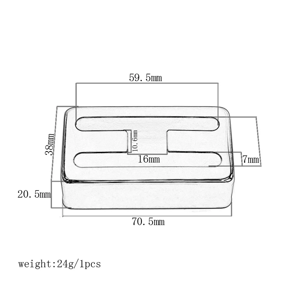 

Humbucker Cover Pickup Cover H Hole Humbucker Cover H Hole Pickup Cover Metal Humbucker Cover