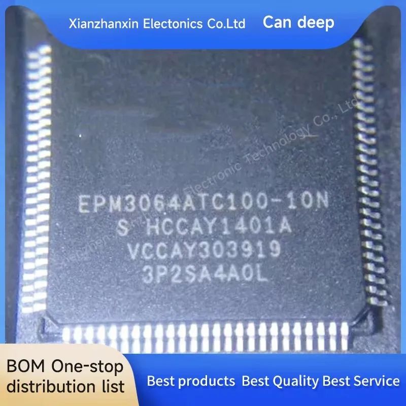 1~5PCS/LOT EPM3064ATC100-10N EPM3064ATC100-10 EPM3064ATC100 EPM3064 QFP100 Embedded CPLD programmable logic device