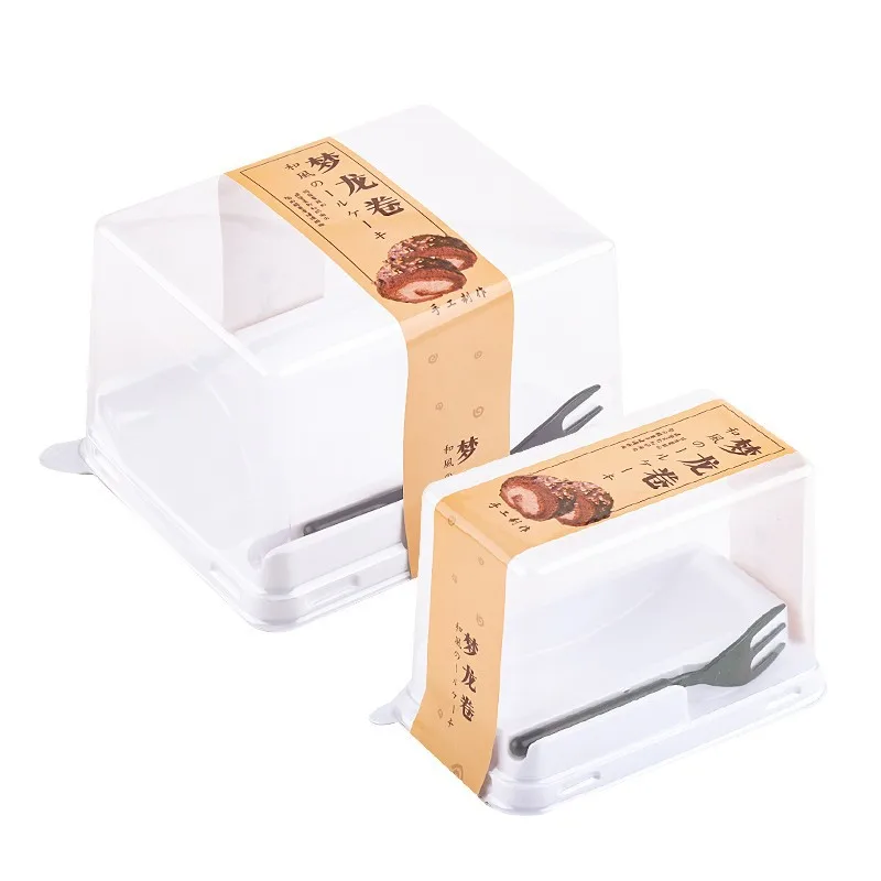 Customized. Menglong Roll Packing Box Subnet Red West Point Tiger Skin Roll Stickers Portable Japanese Cake Roll Packaging Trans