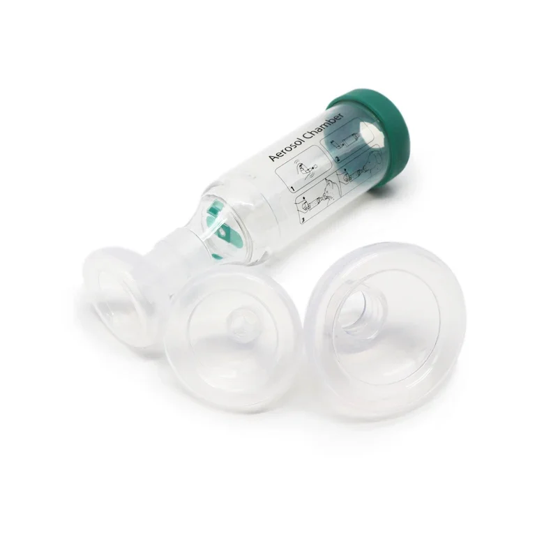

Aerosol Chamber with silicone mask Pet Inhaler Spacer For Cat Dog