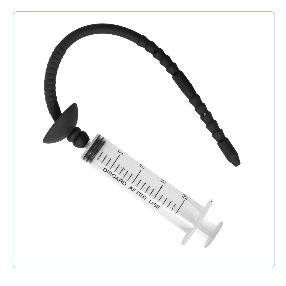 Gel di silice Lungo Hollow Blocker Ago Iniezione Multiuso Occhio di Cavallo Asta Uretrale Dilatatore Uretrale Giocattoli Adulti Del Sesso Per Gli Uomini Gay