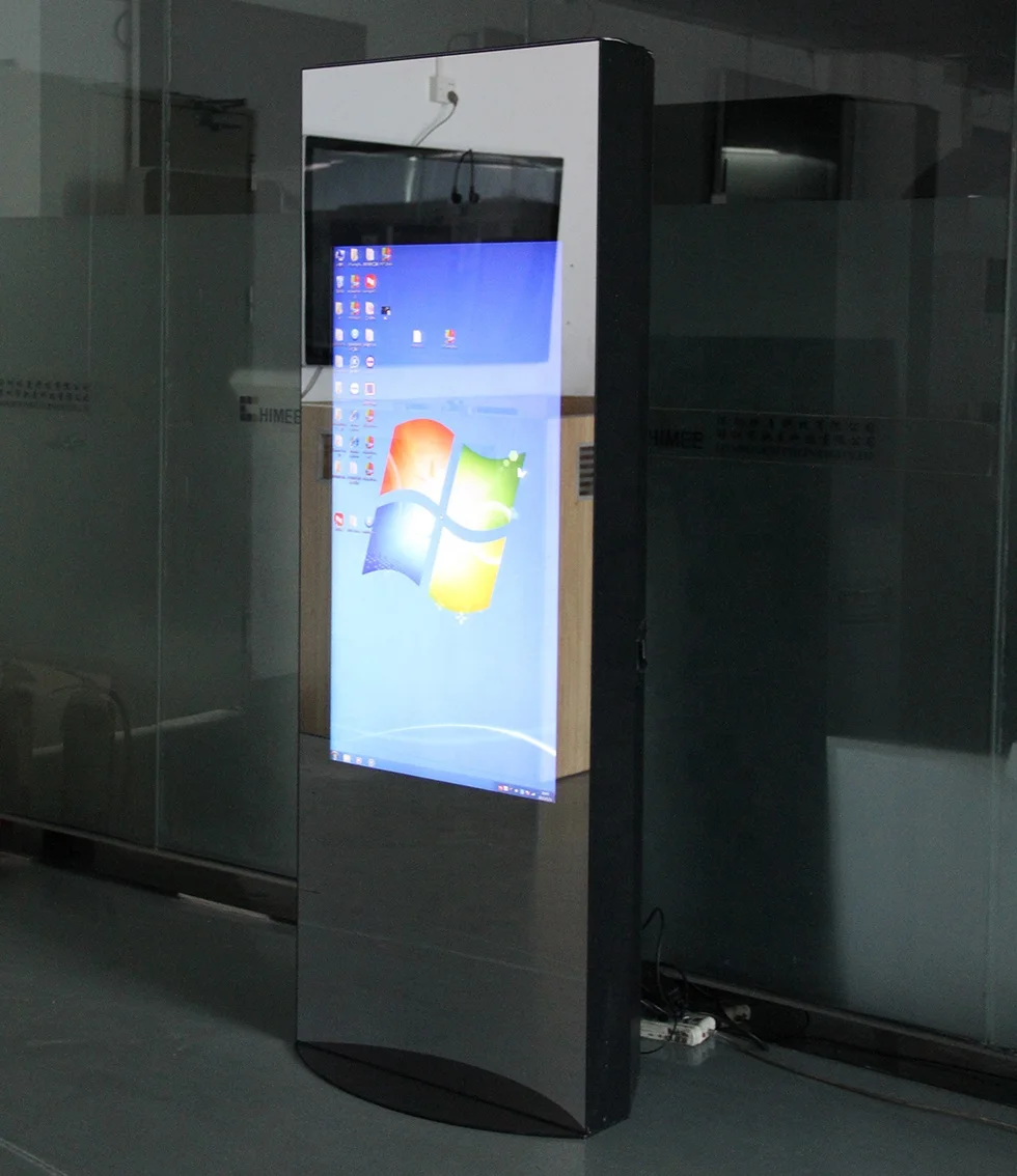 セルフィーミラータッチスクリーンPC TVフォトブースマシン 70インチミラー 43インチタッチスクリーン アルミシェル マジカルフォトブースキオスク