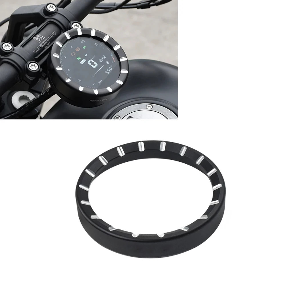 

Motorcycle For QJMOTOR SRV 600 QJMOTOR Flash 600 SpeedometerTrim Ring Instrument Cover Gauge Panel Meter Cover Protective Code