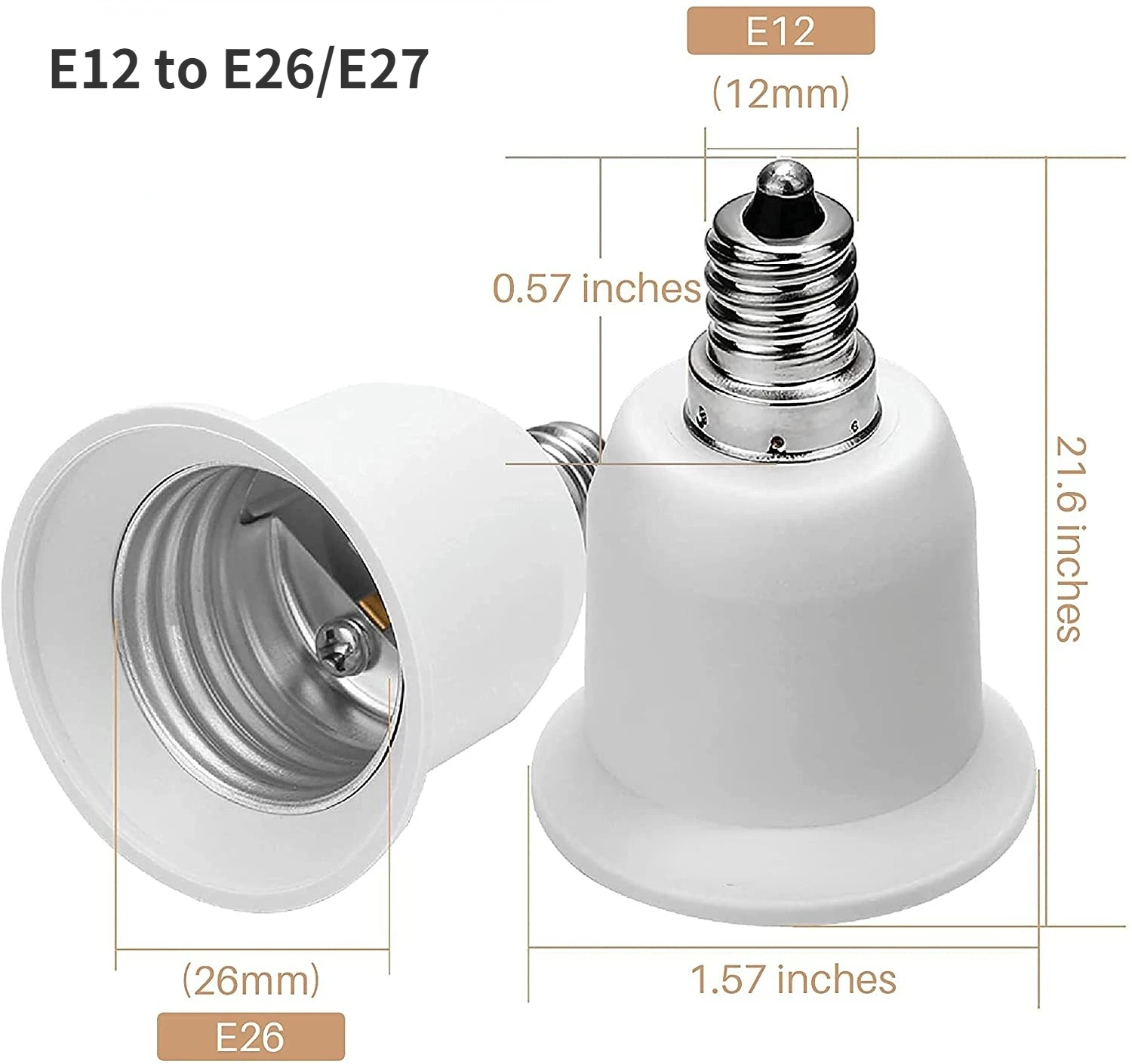 E27 E12 E14 G24Q GU24 G4 G6.35 MR16 EU plug Lamp Bases Light Bulb Adapter Converters Bulb Socket