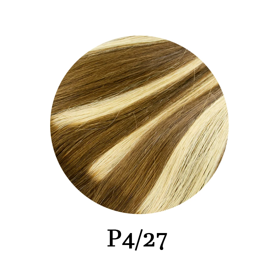 Clip in één stuk Recht 10 inch met 5 clips Menselijk haarverlenging Braziliaanse Remy-haarstukje Clip-in haarextensies Natuurlijk