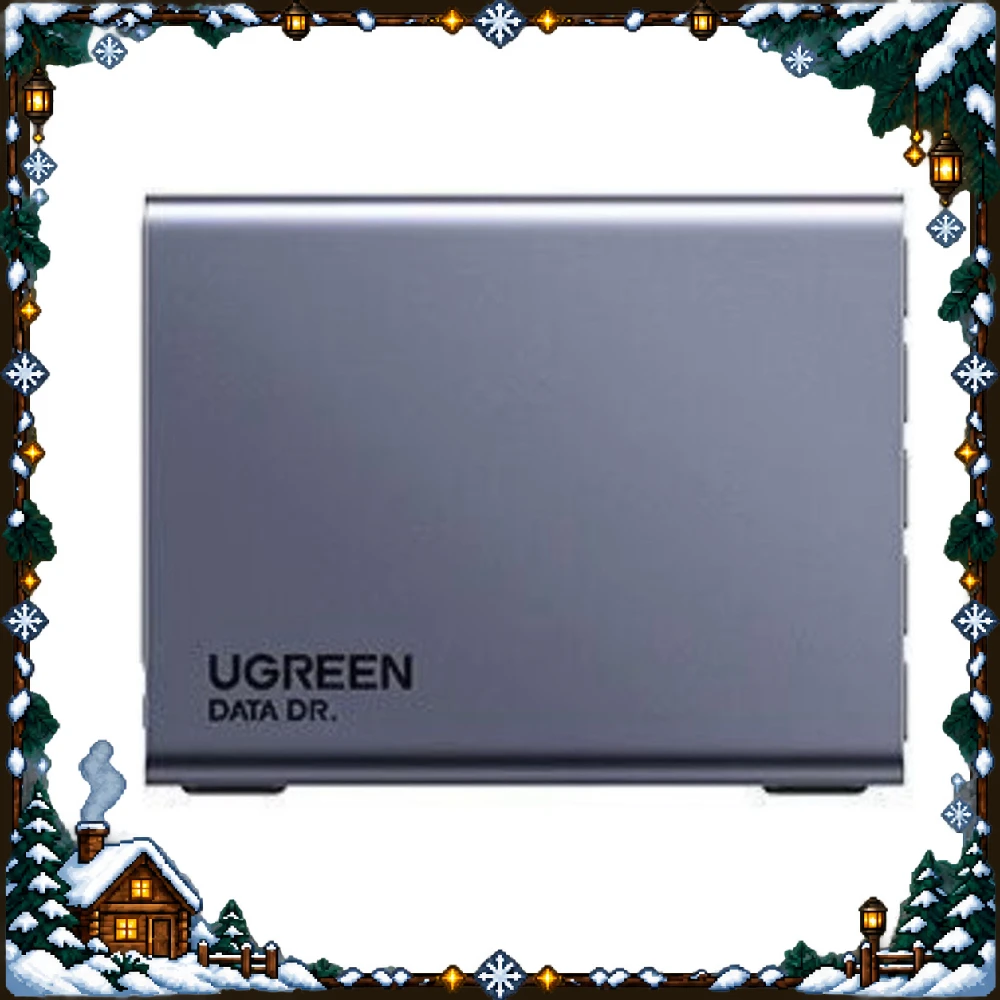 UGREEN 25288 Hard Drive Enclosure CM646 5 Bay 2.5 3.5in SATA USB-C 5Gbps Aluminum Case for Windows Linux macOS