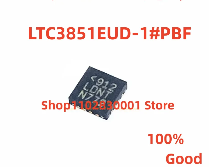 

5 шт., новинка, Φ # PBF LTC3851EUD LDNT QFN16 100%, хорошая микросхема IC