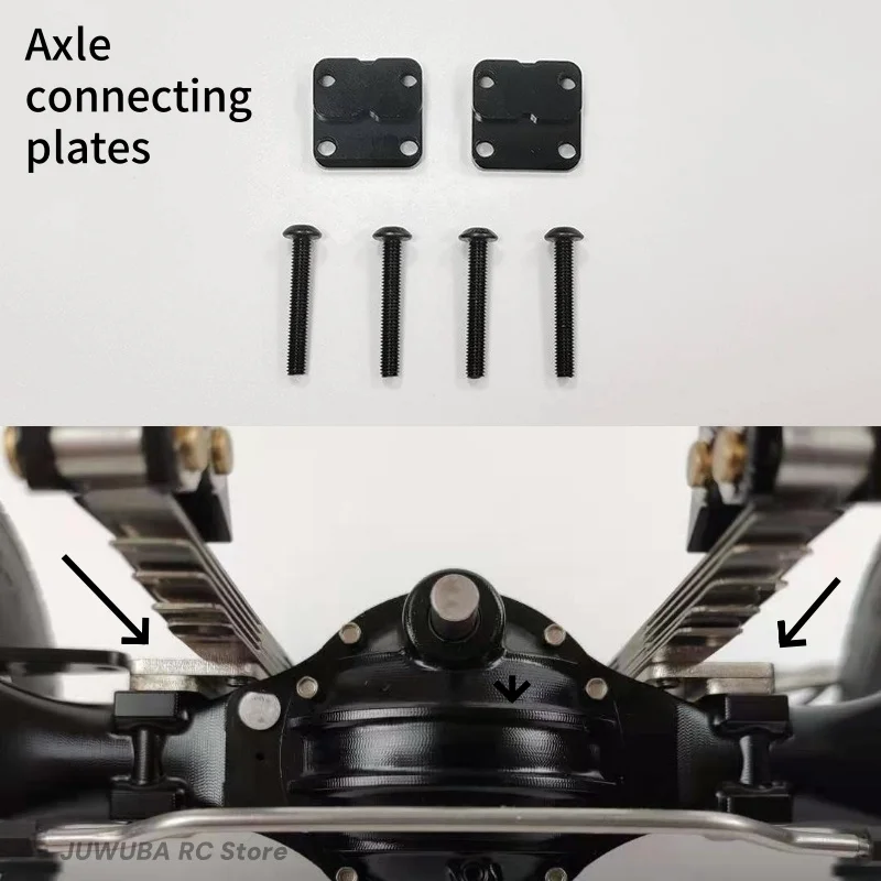 RC 1/14 Lkw Spacer Adapter Shim Achse Verbindungsplatte Für Tamiya LESU 1/14 RC Traktor Lkw Sattelauflieger Teile Zubehör