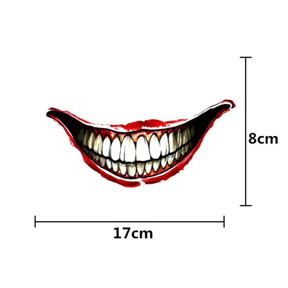 Decal Decorative Tag Motorcycle Sticker Car Decal Graffit Mouth Sticker Joker Graffit Car Sticker Skeleton Metal Car Sticker