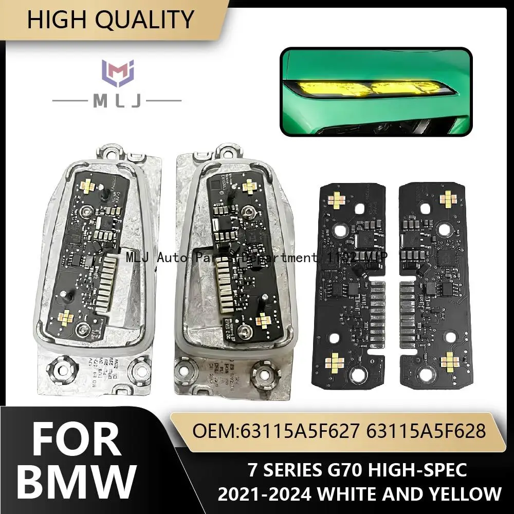 

63115A5F627 63115A5F628 LED DRL Module For 2021-2024 BMW 7 Series G70 High-Spec Laser Headlight DaytimeRunning Light Turn Signal