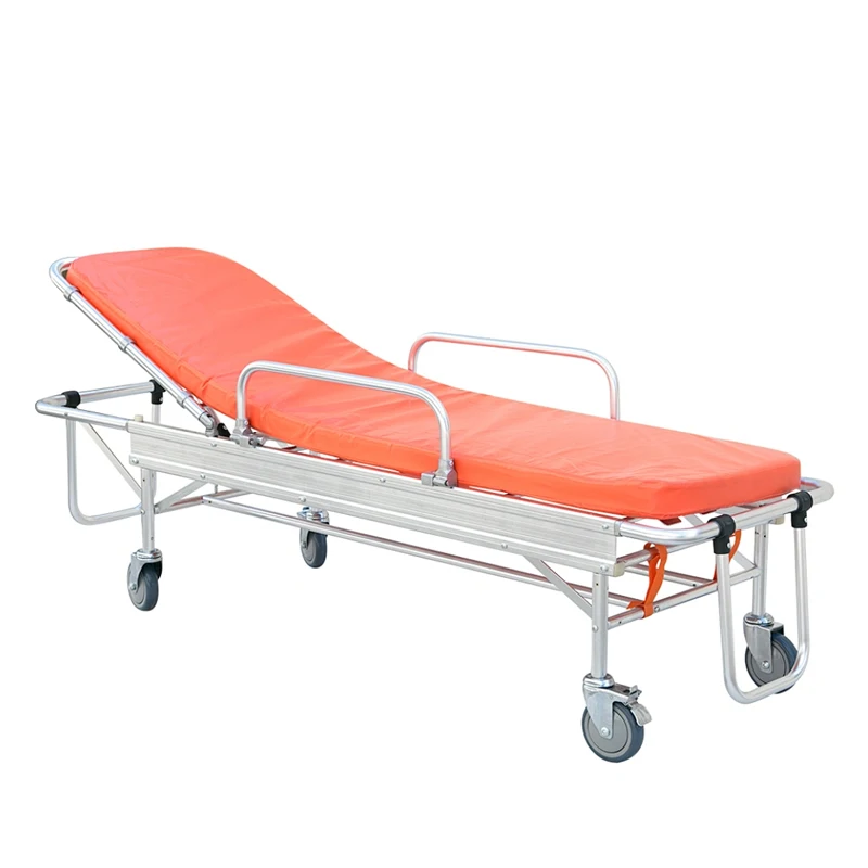 Hospital Use Ambulance Emergency Stretcher High-strength Material Strong Load-bearing Capacity