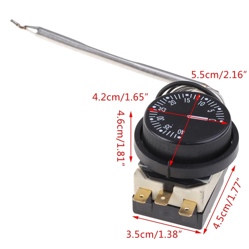 0-40℃ Temperature Control Switch Capillary Thermostat Automatic Sensored Switch