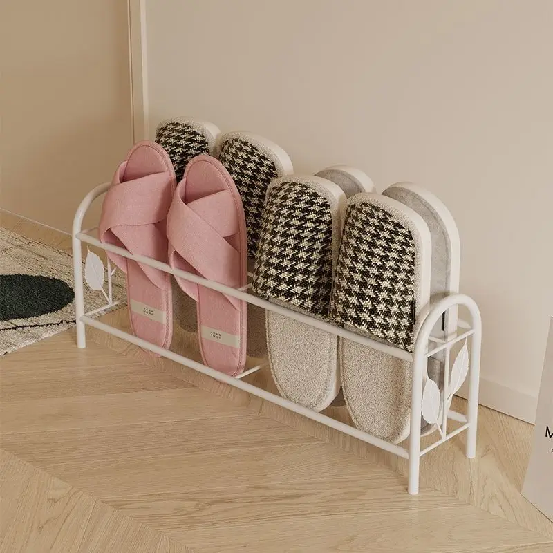 Door Shoe Rack Slippers Single-layer Household Door Economical Dormitory Shoe Cabinet, Rental Room Small Storage Dormitory Shelf