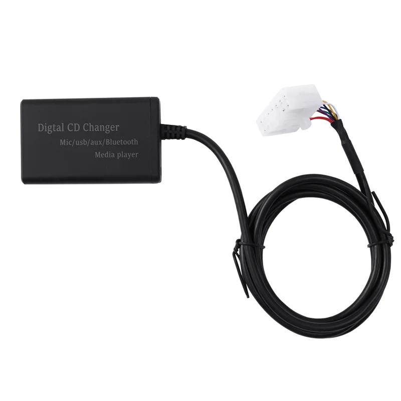 

Highly Recommended (5+7)Pin Car Digital Music CD Changer Adapter USB AUX Bluetooth Music Disc Box For Toyota Camry Corolla Lexus