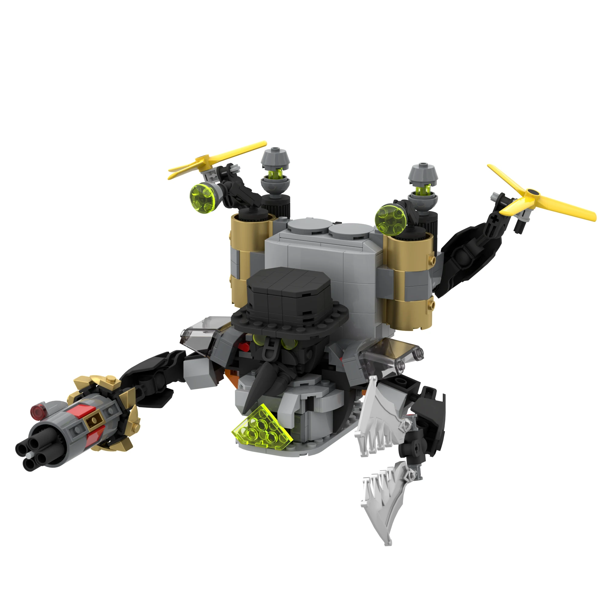 

460 шт., ворона, туалет, человек, строительные блоки, модель монстра, фигурка, игрушка в подарок, праздничный подарок